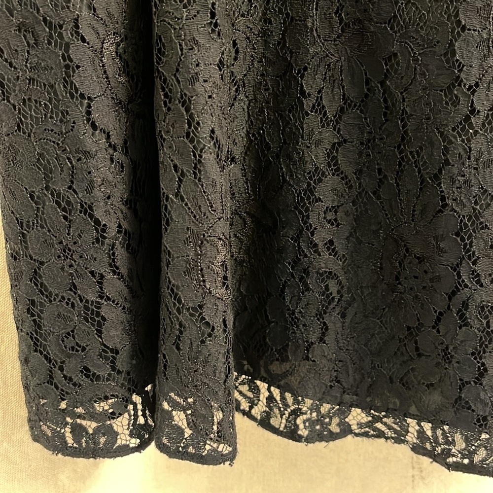 Ann Taylor size 8 P black semi formal lace dress - Picture 5 of 7